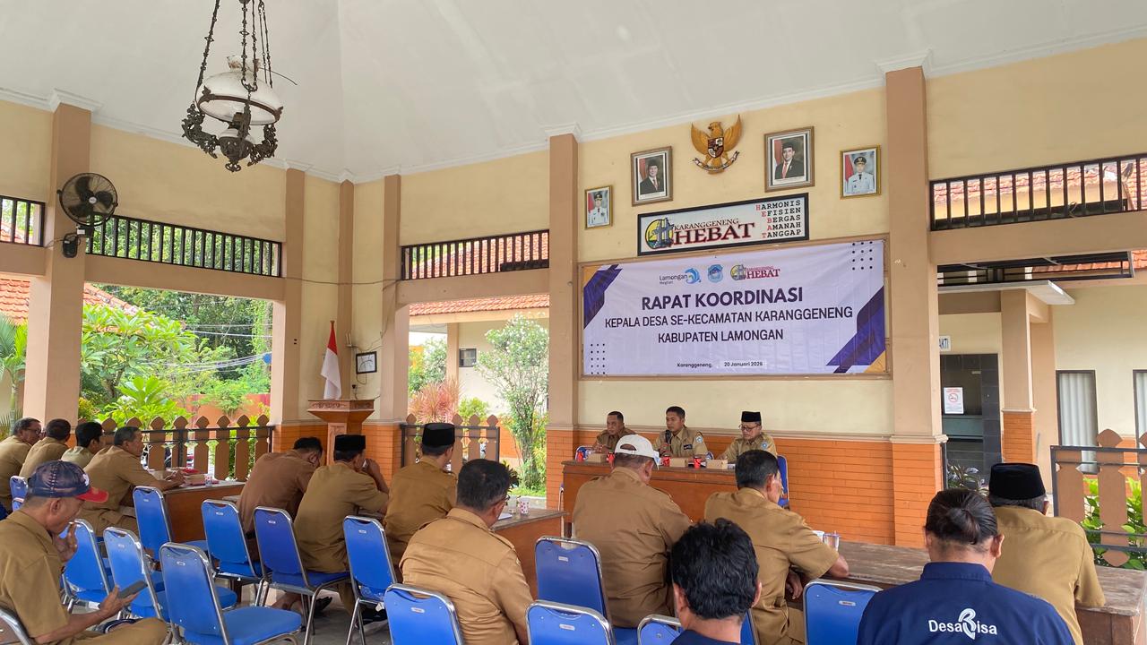 Foto: Rapat Koordinasi Kepala Desa dan Pendamping Desa se-Kecamatan Karanggeneng