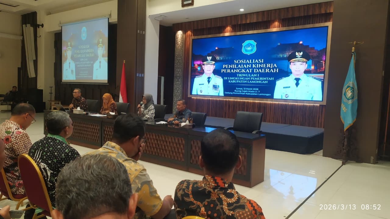 Foto: Perwakilan Kecamatan Karanggeneng Hadiri Sosialisasi Penilaian Kinerja Perangkat Daerah Triwulan I