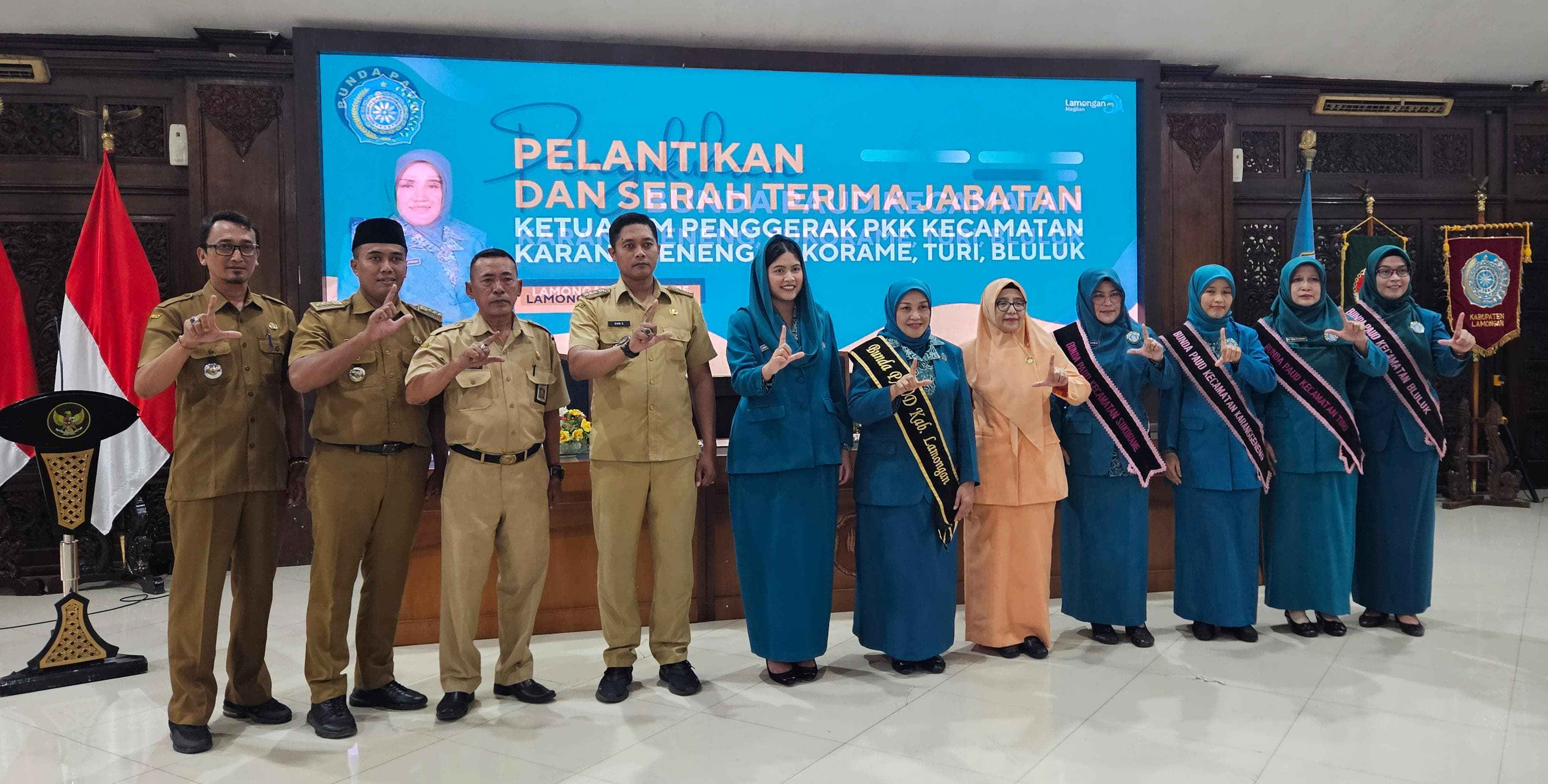 Pelantikan Ketua TP PKK Kec Karanggeneng & Pengukuhan Bunda PAUD Kec Karanggeneng