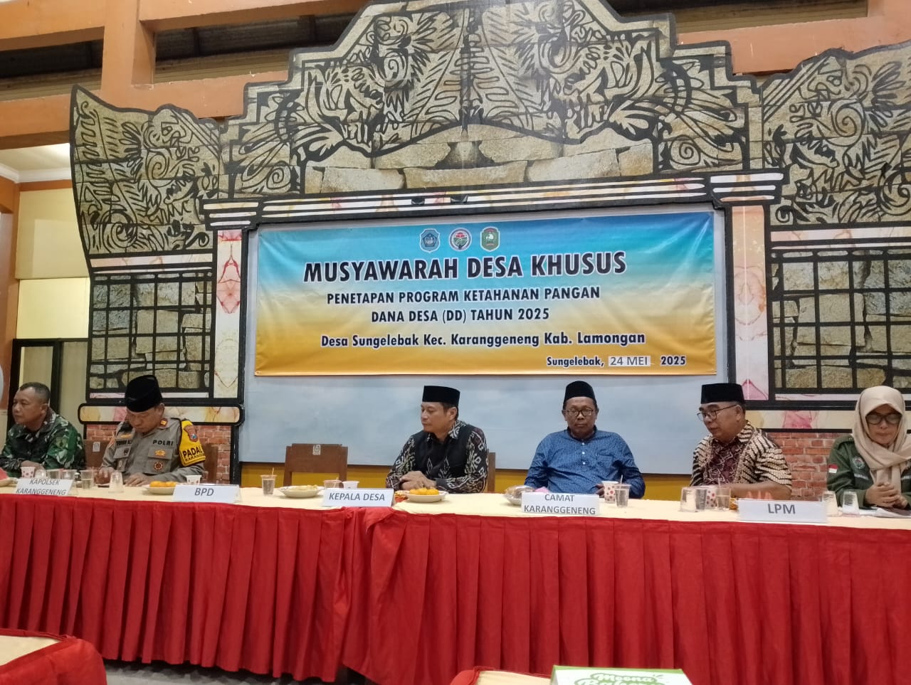 Musyawarah Desa Khusus Penetapan Program Ketahanan Pangan Desa Sungelebak