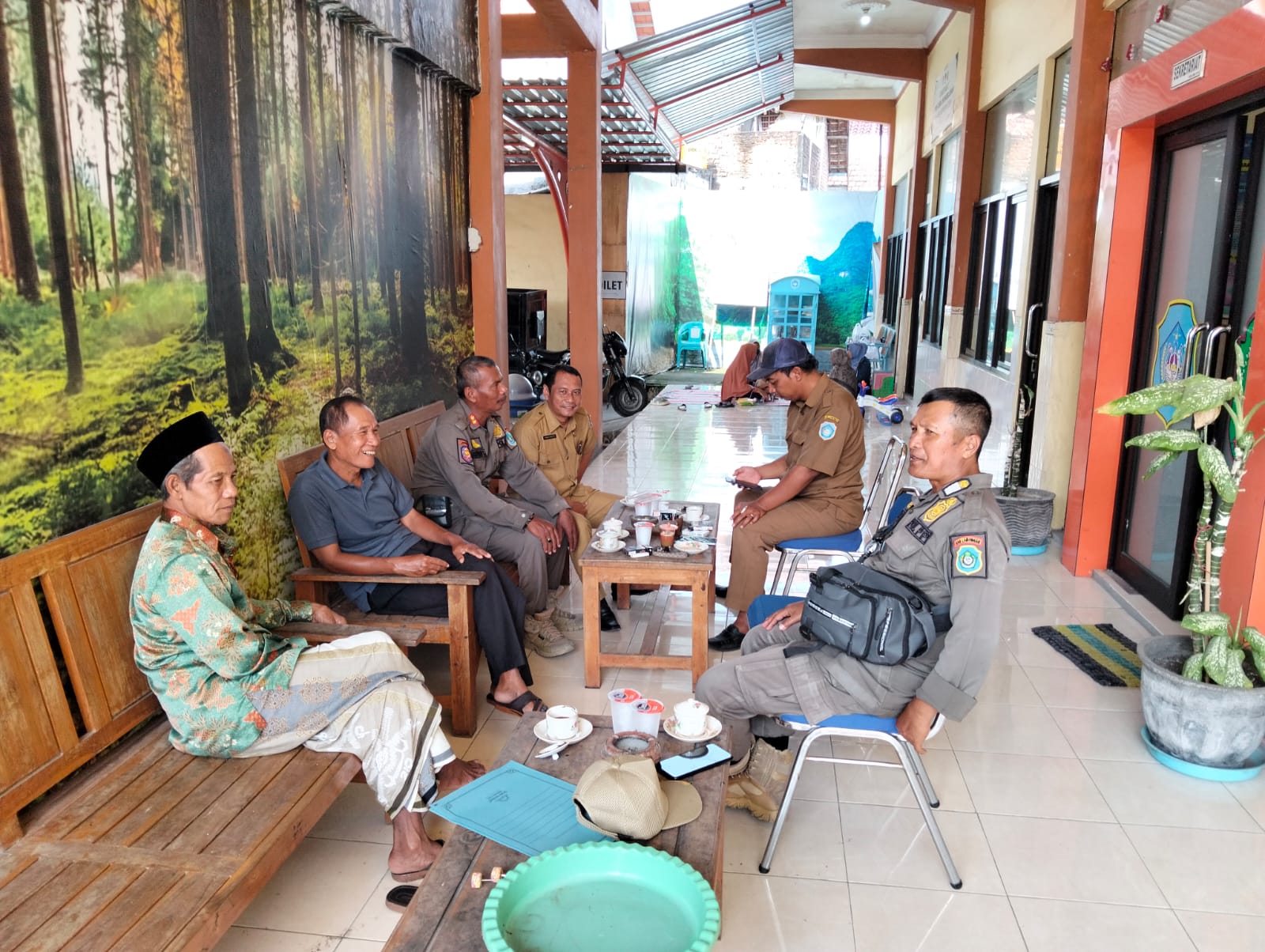 Kunjungan serta silaturahmi di Desa Sungelebak