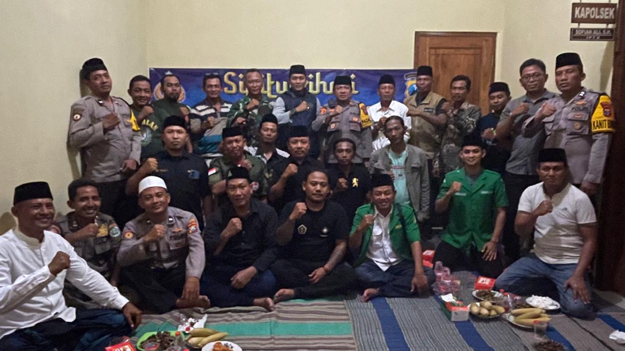 Foto: konsolidasi tentang sabuk kamtibmas di wilayah kecamatan karanggeneng