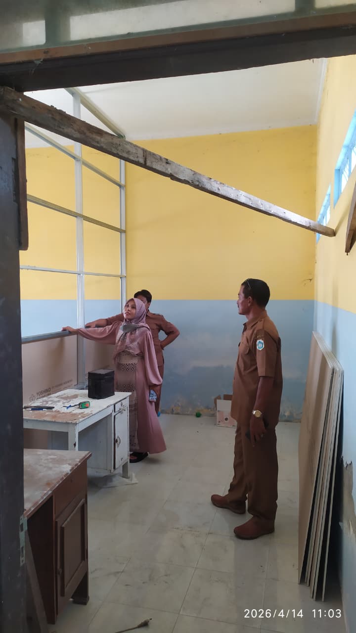 Pengelola Arsip Kecamatan Karanggeneng Tinjau Progres Persiapan Ruang Arsip Desa Sumberwudi