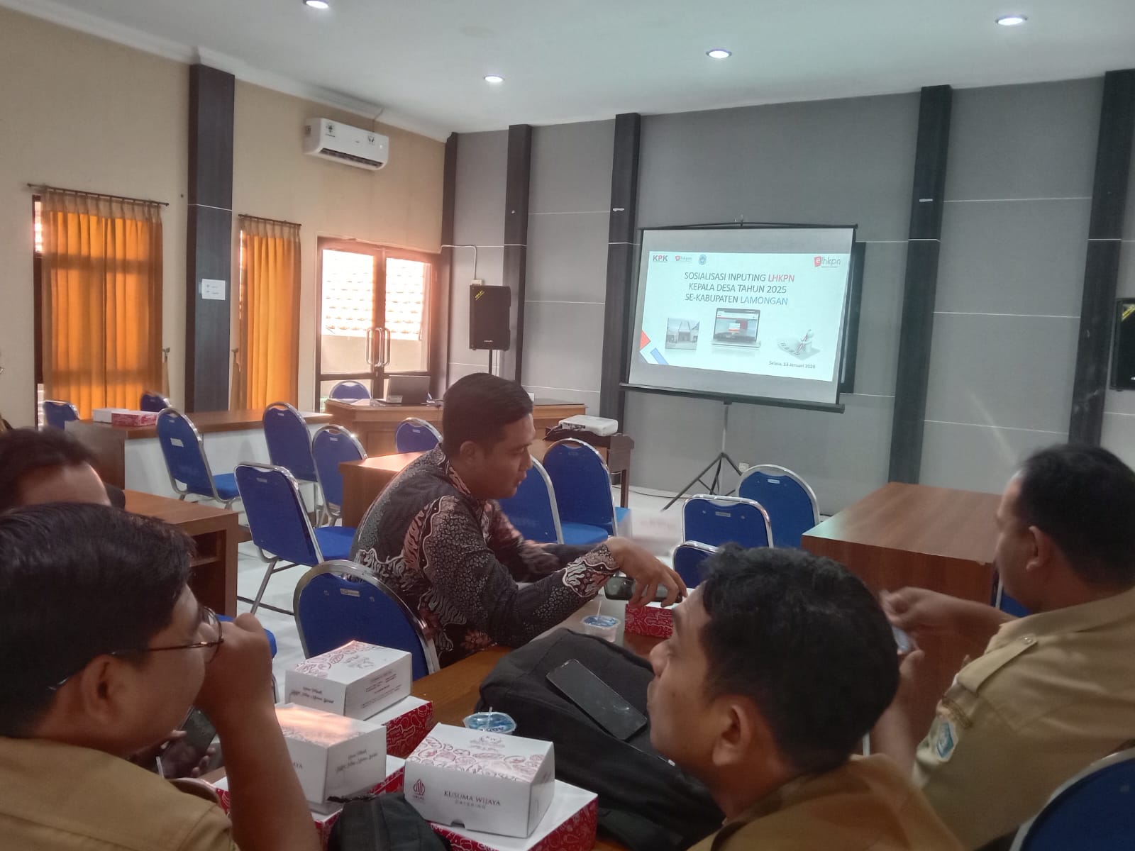 Foto: Sosialisasi Inputing LHKPN Kepala Desa Tahun 2025