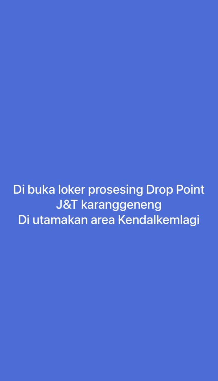 Foto: INFO LOKER
