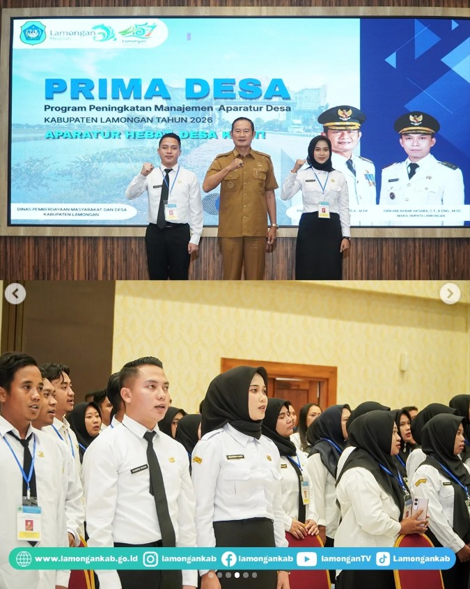 Foto: Upgrade Skill Perangkat Desa Lamongan dengan Prima Desa