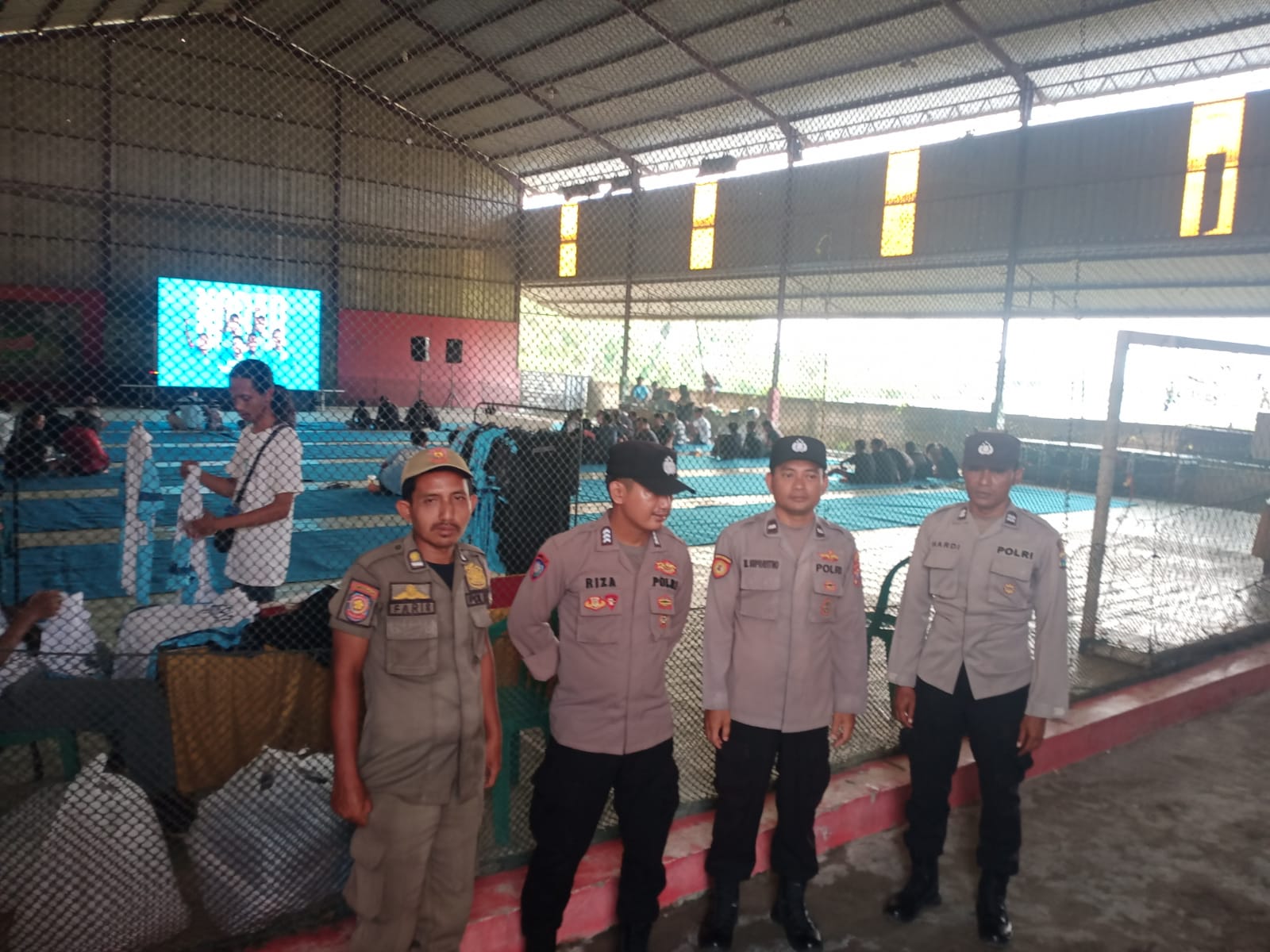 Foto: Giat PAM Nonton Bareng di lapangan futsal banjarmadu