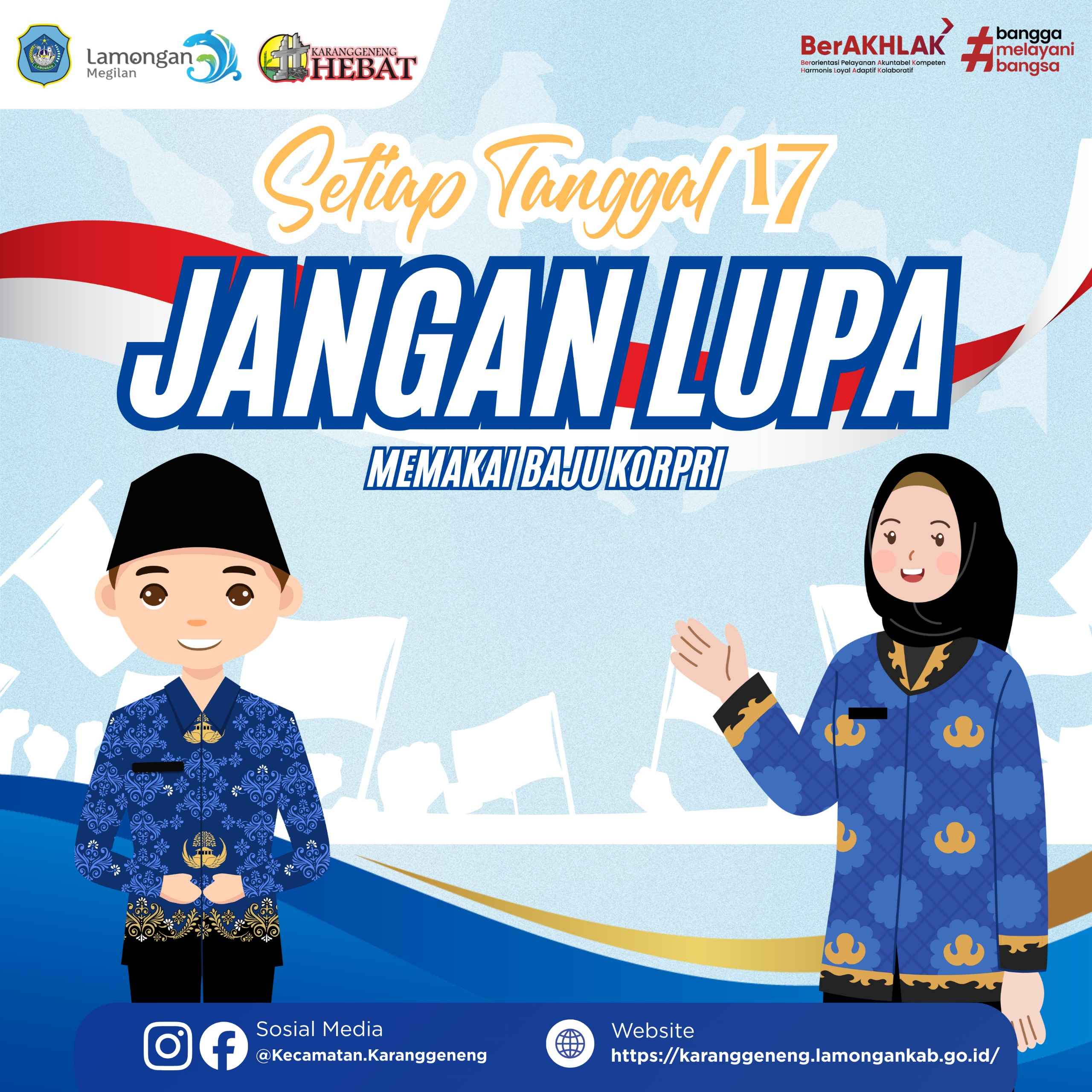 Foto: Pakaian Korpri setiap tanggal 17