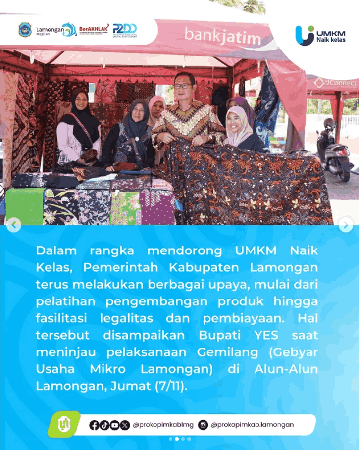 Foto: Lamongan Terus Dorong UMKM Naik Kelas