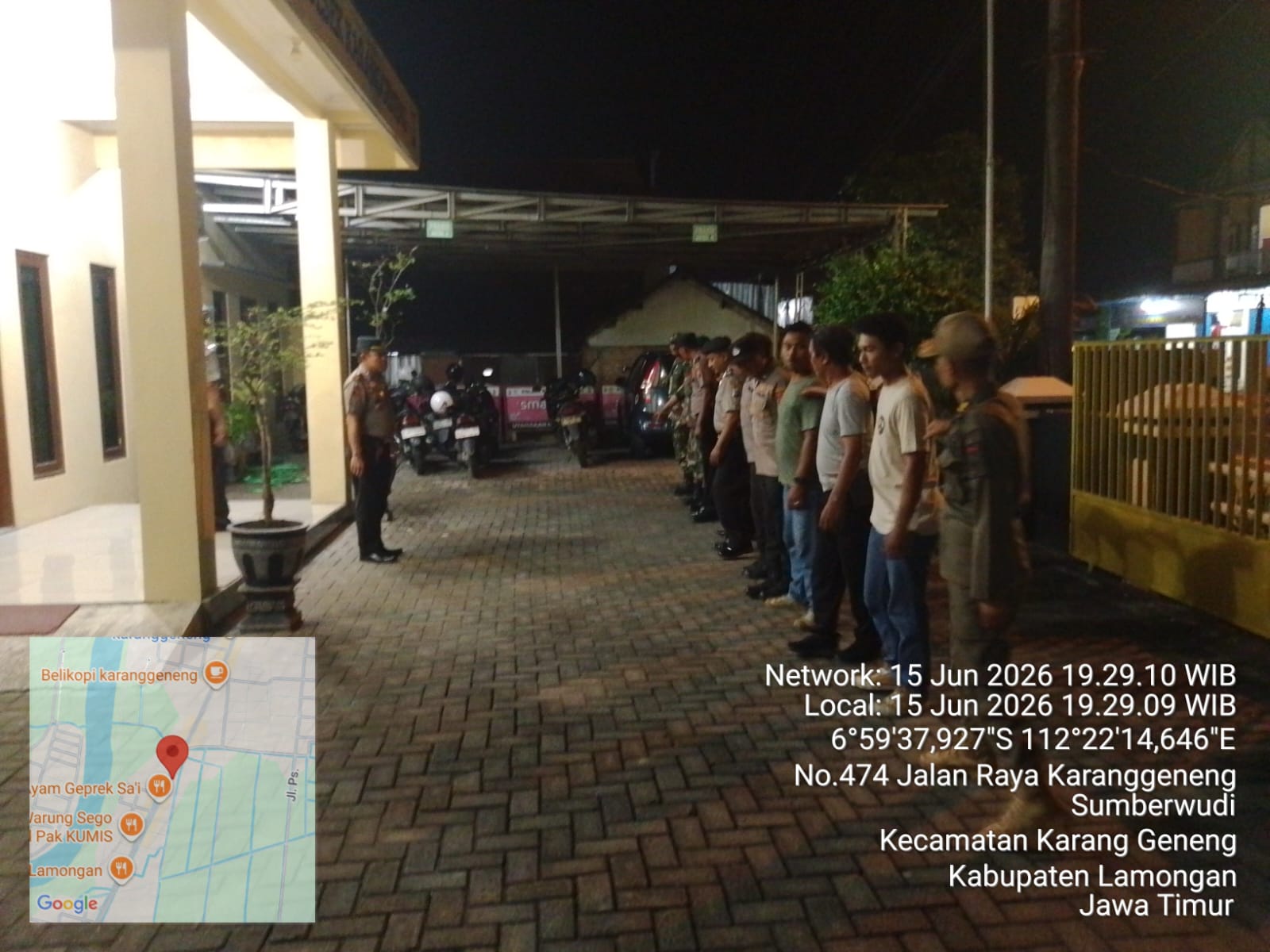 Foto: Kecamatan Karanggeneng Ikuti Apel Pengamanan Tahun Baru Islam di Polsek Karanggeneng
