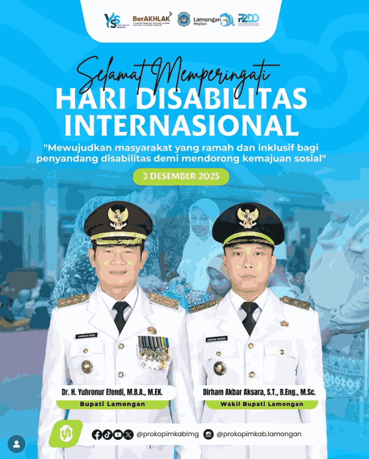 Foto: Kemajuan daerah tidak dapat tercapai tanpa pembangunan inklusif. Selamat memperingati Hari Disabilitas Internasional!