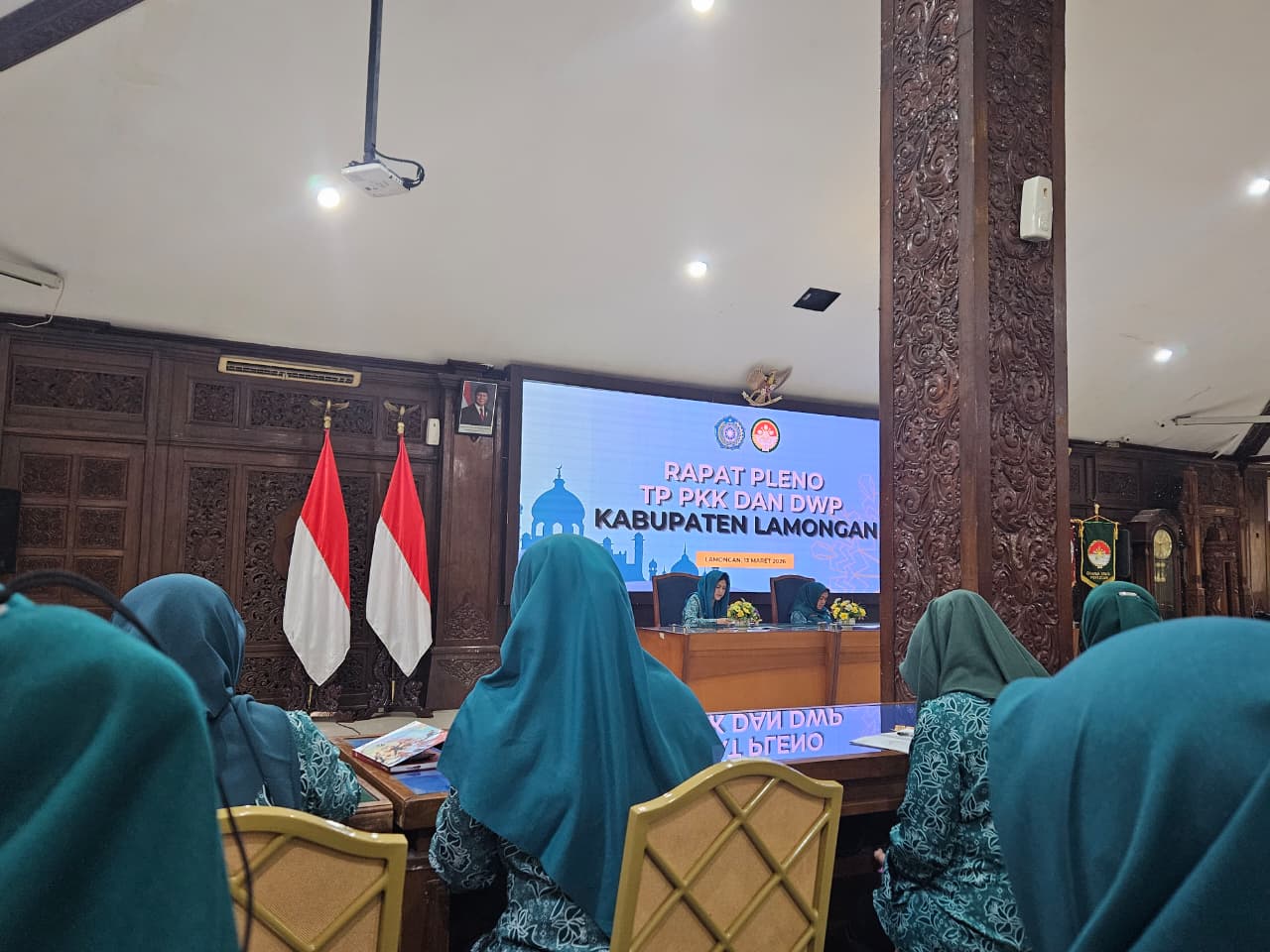 Foto: Perwakilan TP PKK Kecamatan Karanggeneng Hadiri Rapat Pleno PKK Kabupaten di Pendopo