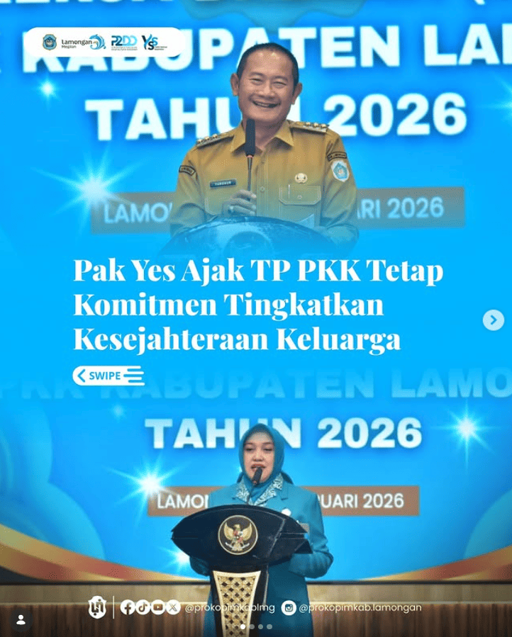 Foto: Pak Yes Ajak TP PKK Tetap Komitmen Tingkatkan Kesejahteraan Keluarga