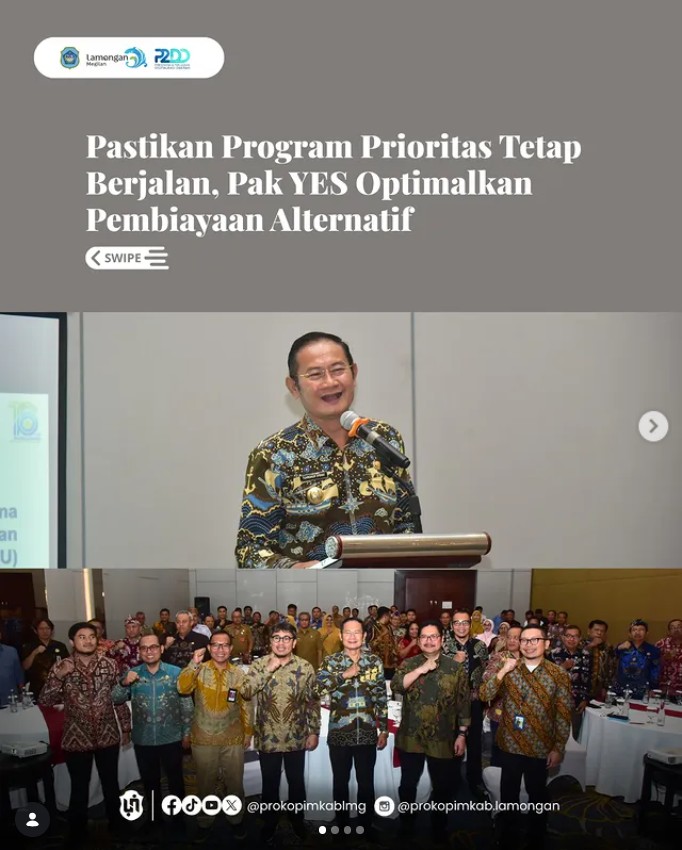Foto: Pastikan Program Prioritas Tetap Berjalan, Pak YES Optimalkan Pembiayaan Alternatif
