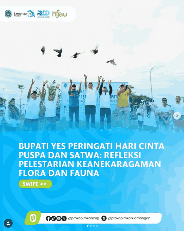 Foto: Bupati Yes Peringati Hari Cinta Puspa dan Satwa: Refleksi Pelestarian Keanekaragaman Flora dan Fauna