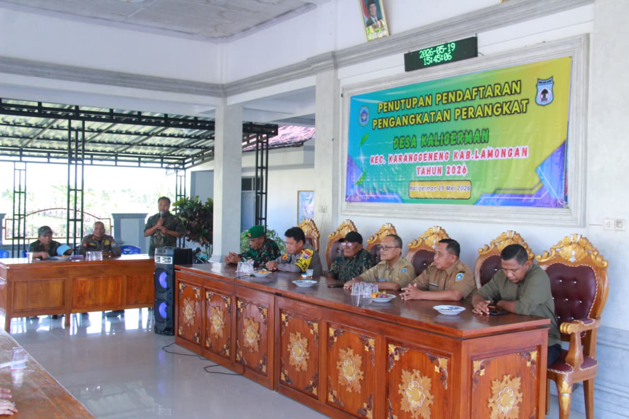 Foto: Penutupan Tahapan Pendaftaran Pengangkatan Perangkat Desa Kaligerman Berlangsung Tertib dan Lancar