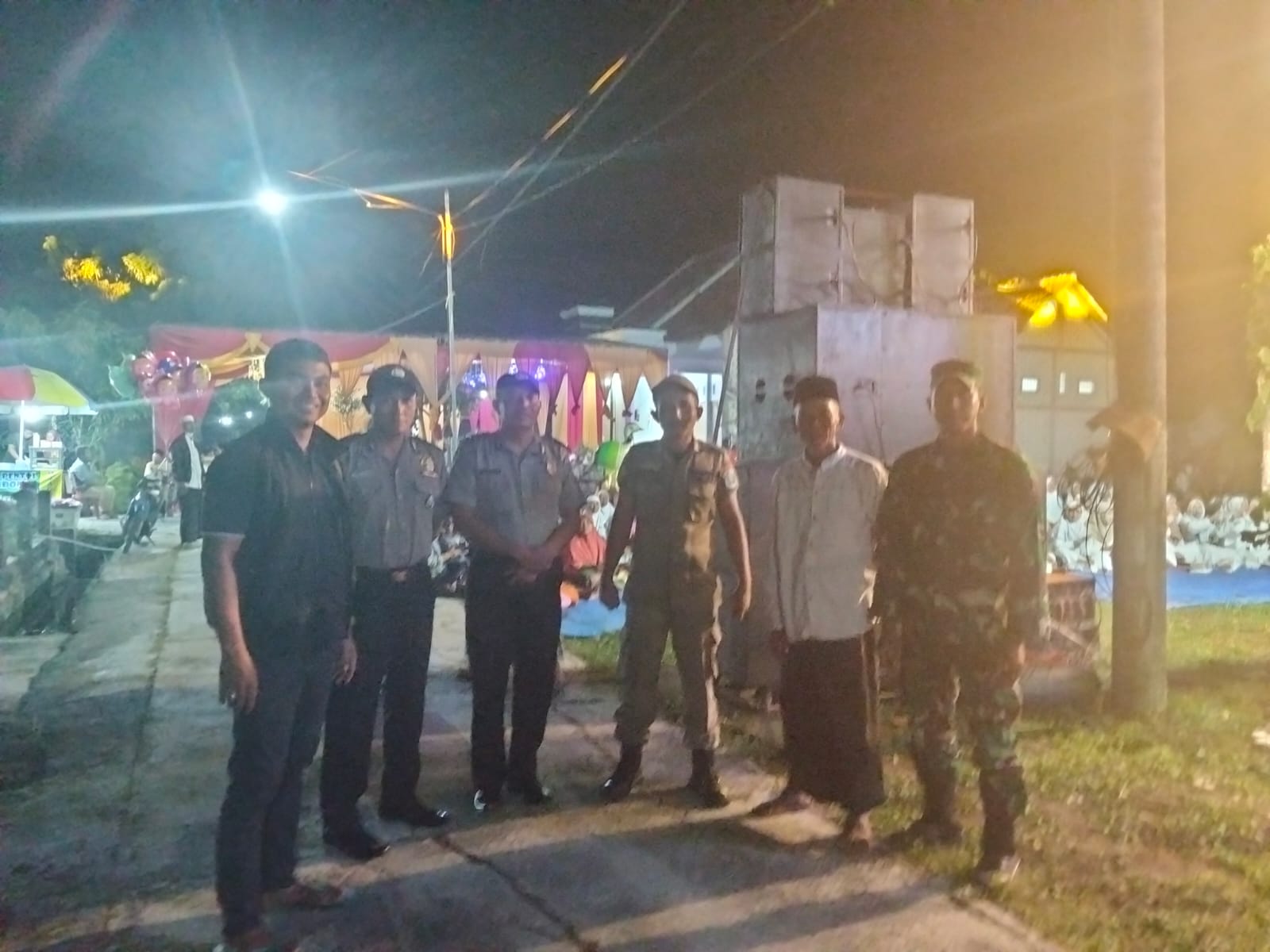 Foto: Pengamanan Kegiatan Sholawat di Desa Kawistolegi Berlangsung Aman dan Lancar