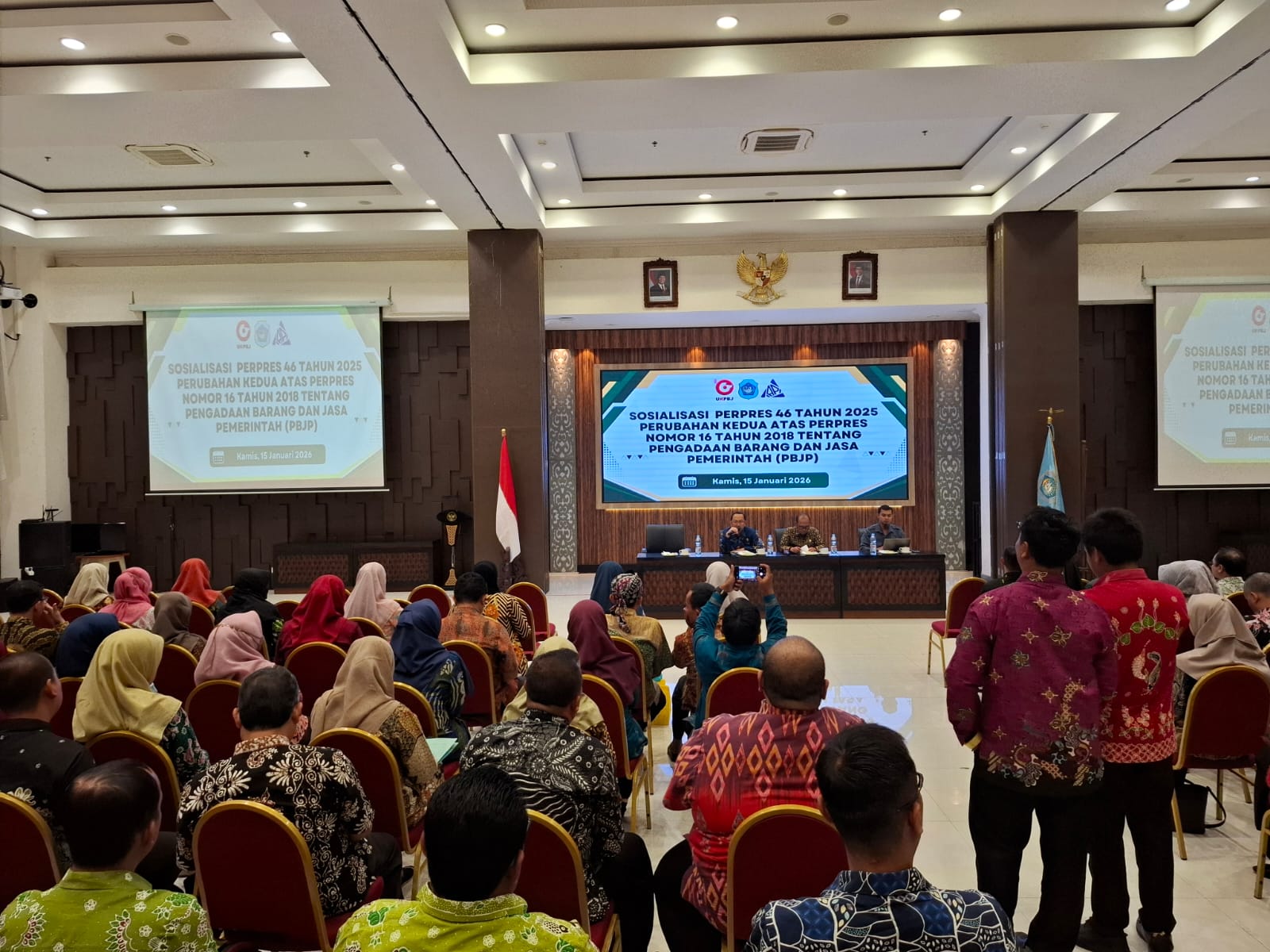 Foto: Kecamatan Karanggeneng Hadiri Sosialisasi Perpres Nomor 46 Tahun 2025