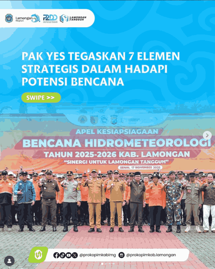 Foto: Pak Yes Tegaskan 7 Elemen Strategis dalam Hadapi Potensi Bencana