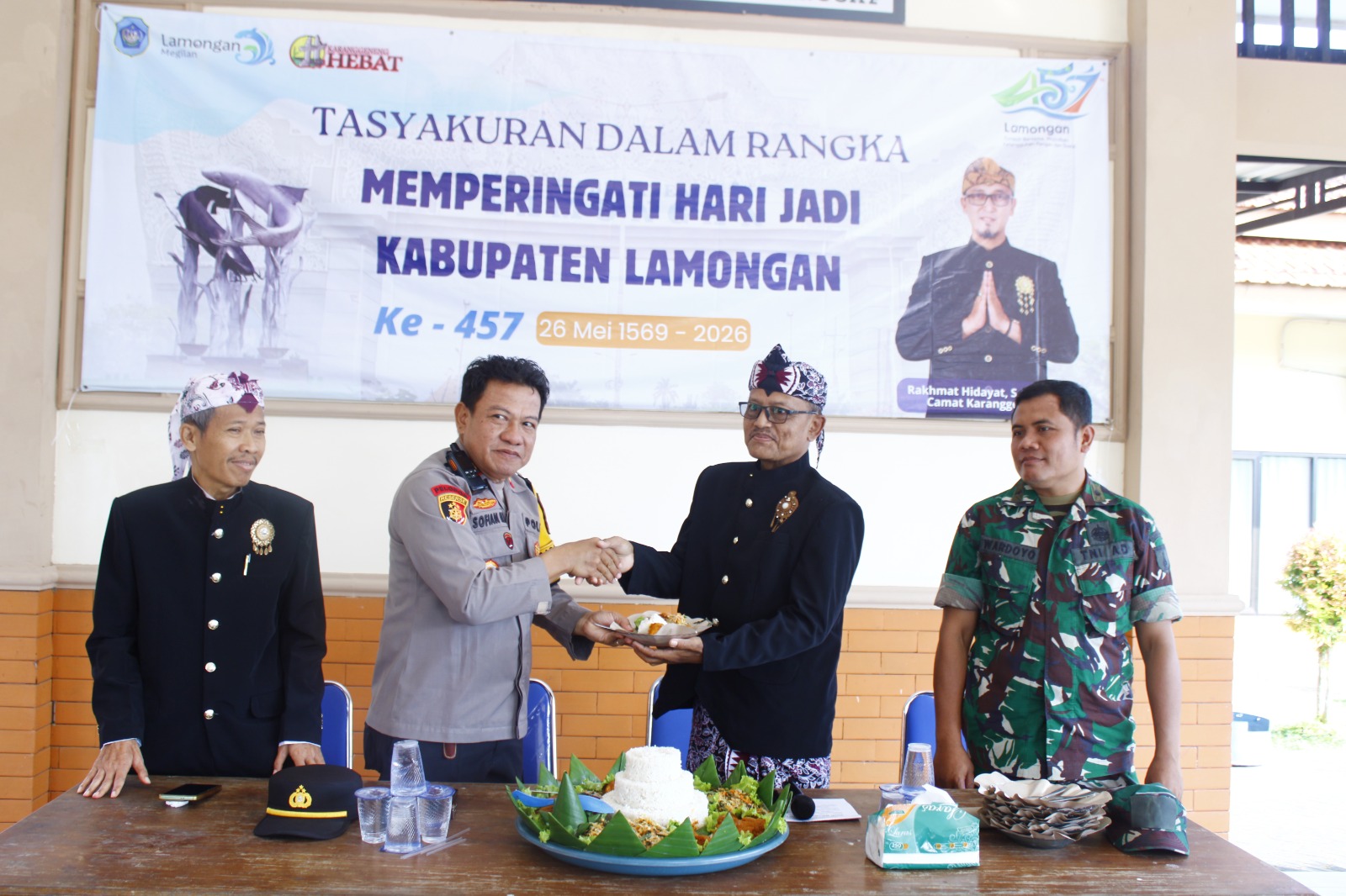 Foto: Tasyakuran Hari Jadi Kabupaten Lamongan ke-457 di Kecamatan Karanggeneng, Wujud Syukur dan Semangat Kebersamaan dalam Membangun Daerah