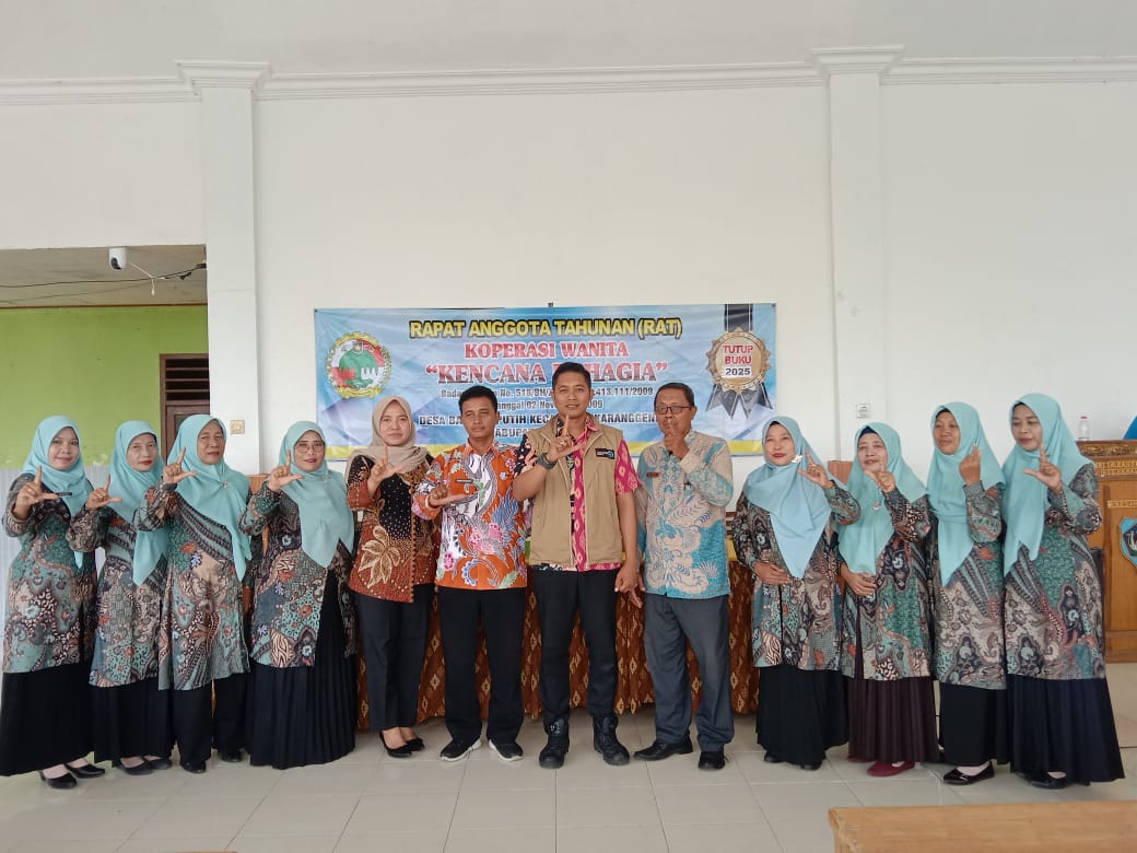 Foto: RAT Koperasi Wanita “Kencana Bahagia” Desa Bantengputih
