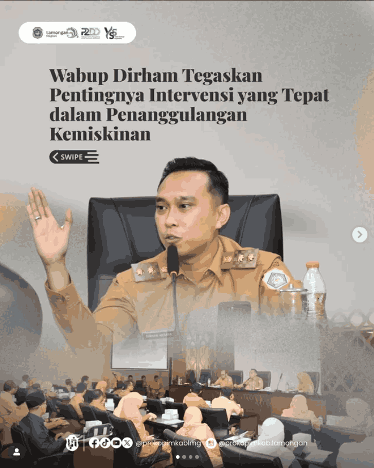 Foto: Wabup Dirham Tegaskan Pentingnya Intervensi yang Tepat dalam Penanggulangan Kemiskinan