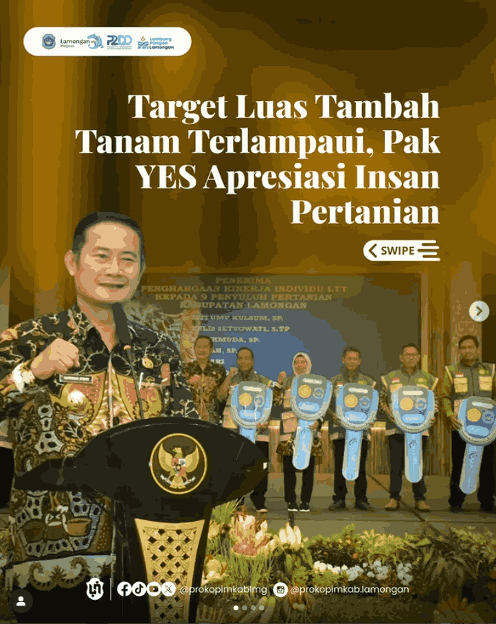 Foto: Target Luas Tambah Tanam Terlampaui, Pak YES Apresiasi Insan Pertanian