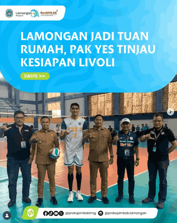 Foto: Lamongan Jadi Tuan Rumah, Pak YES Tinjau Kesiapan Livoli