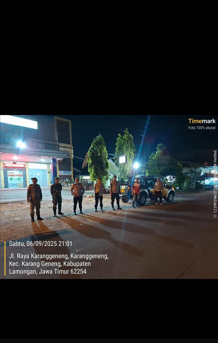 Foto: patroli perbatasan Lamongan - Gresik