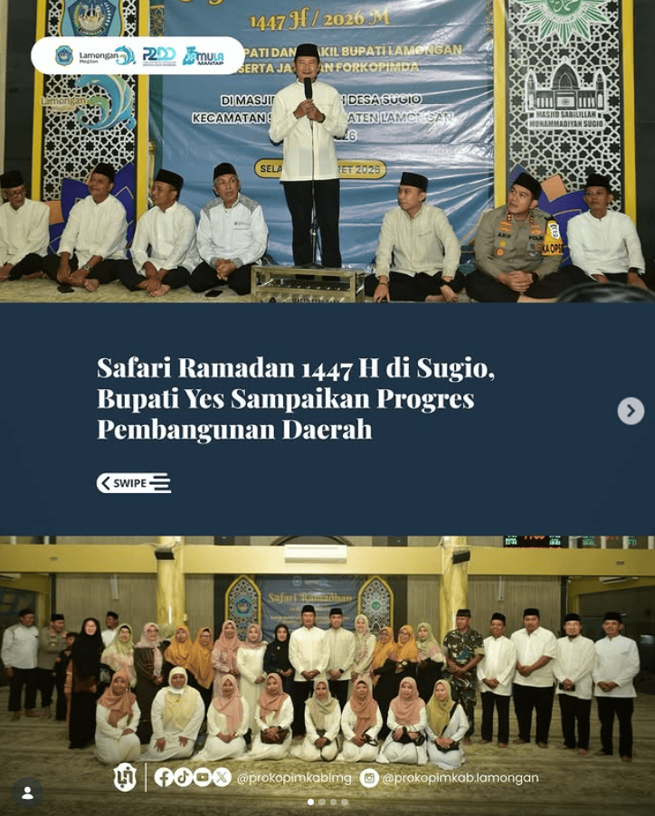 Foto: Safari Ramadan 1447 H di Sugio, Bupati Yes Sampaikan Progres Pembangunan Daerah