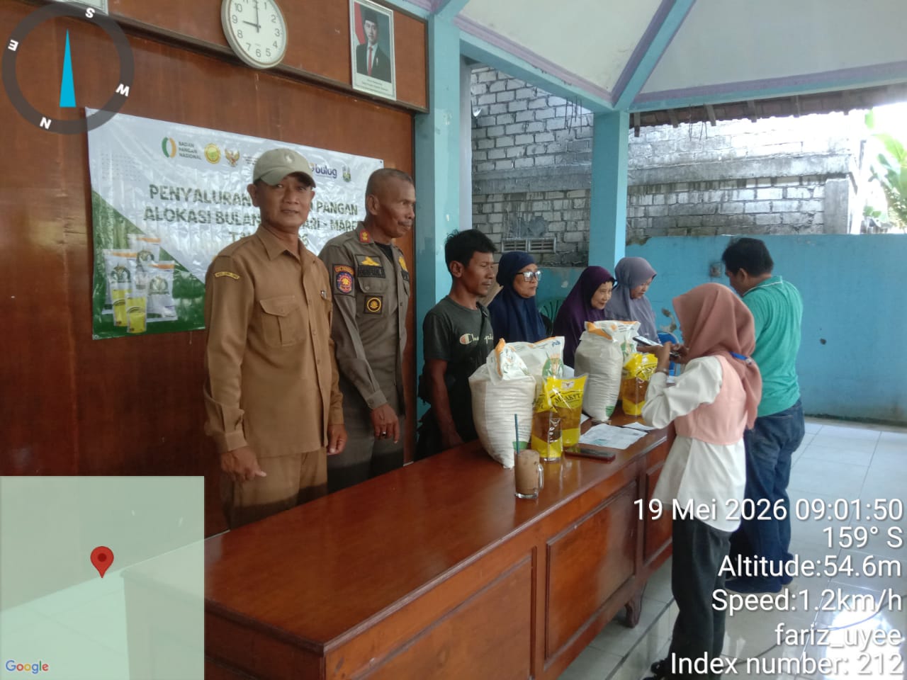 Foto: Monitoring Penyaluran Bantuan Pangan Alokasi Februari–Maret Tahun 2026 Desa Kalanganyar