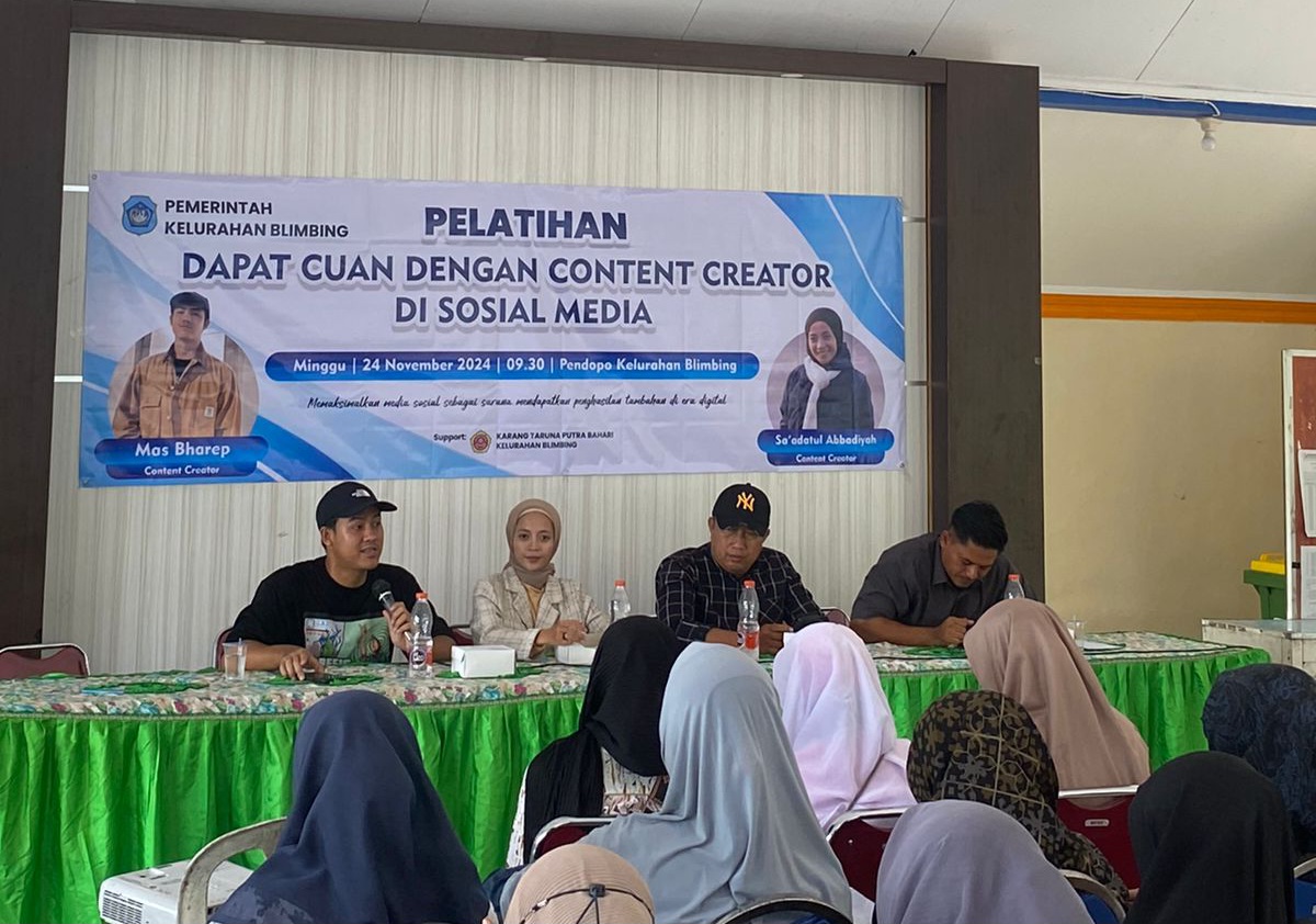 Karang Taruna Putra Bahari Kelurahan Blimbing Kecamatan Paciran Gelar Pelatihan Digital untuk Tingkatkan Kreativitas Pemuda