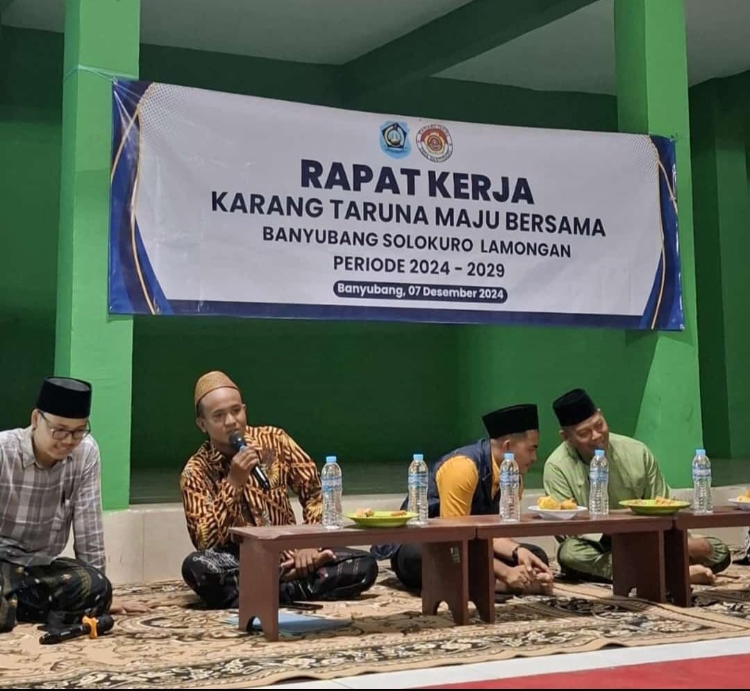 Rapat Kerja Karang Taruna Desa Banyubang, Solokuro : Solid untuk Desa, Maju untuk Bangsa