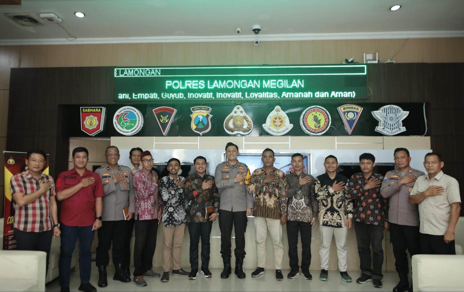 Karang Taruna Lamongan Silaturahmi dengan Polres, Siap Kolaborasi Tekan Kenakalan Remaja
