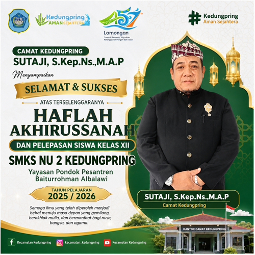 Foto: Haflah Akhirussanah dan Pelesapan Siswa Kelas XII Yayasan Pondok Pesantren Baiturrohman Albalawi Tahun Pelajaran 2025 / 2026