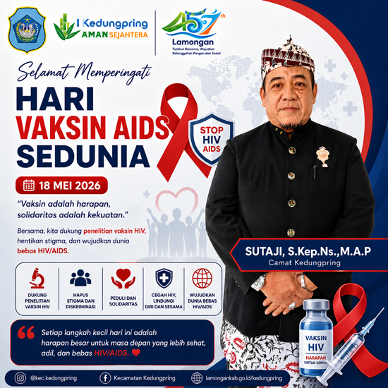 Foto: Hari Vaksin AIDS Sedunia