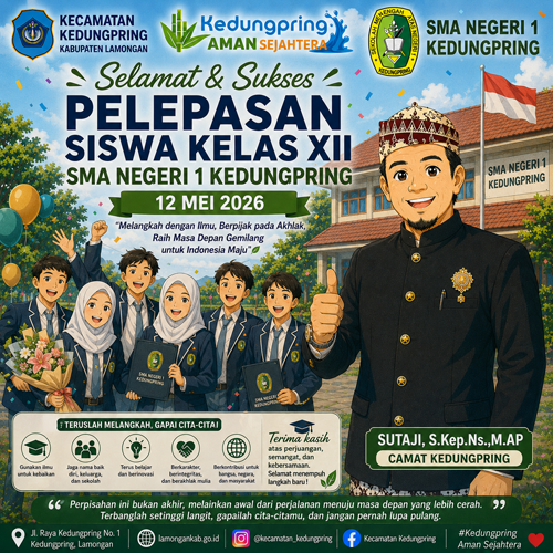 Foto: Pelepasan Siswa Kelas XII SMA Negeri 1 Kedungpring