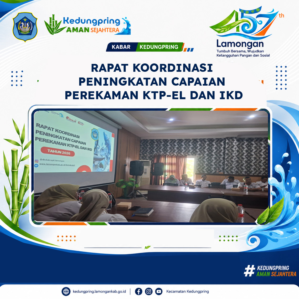 Foto: RAPAT KOORDINASI PENINGKATAN CAPAIAN PEREKAMAN KTP-EL DAN IKD