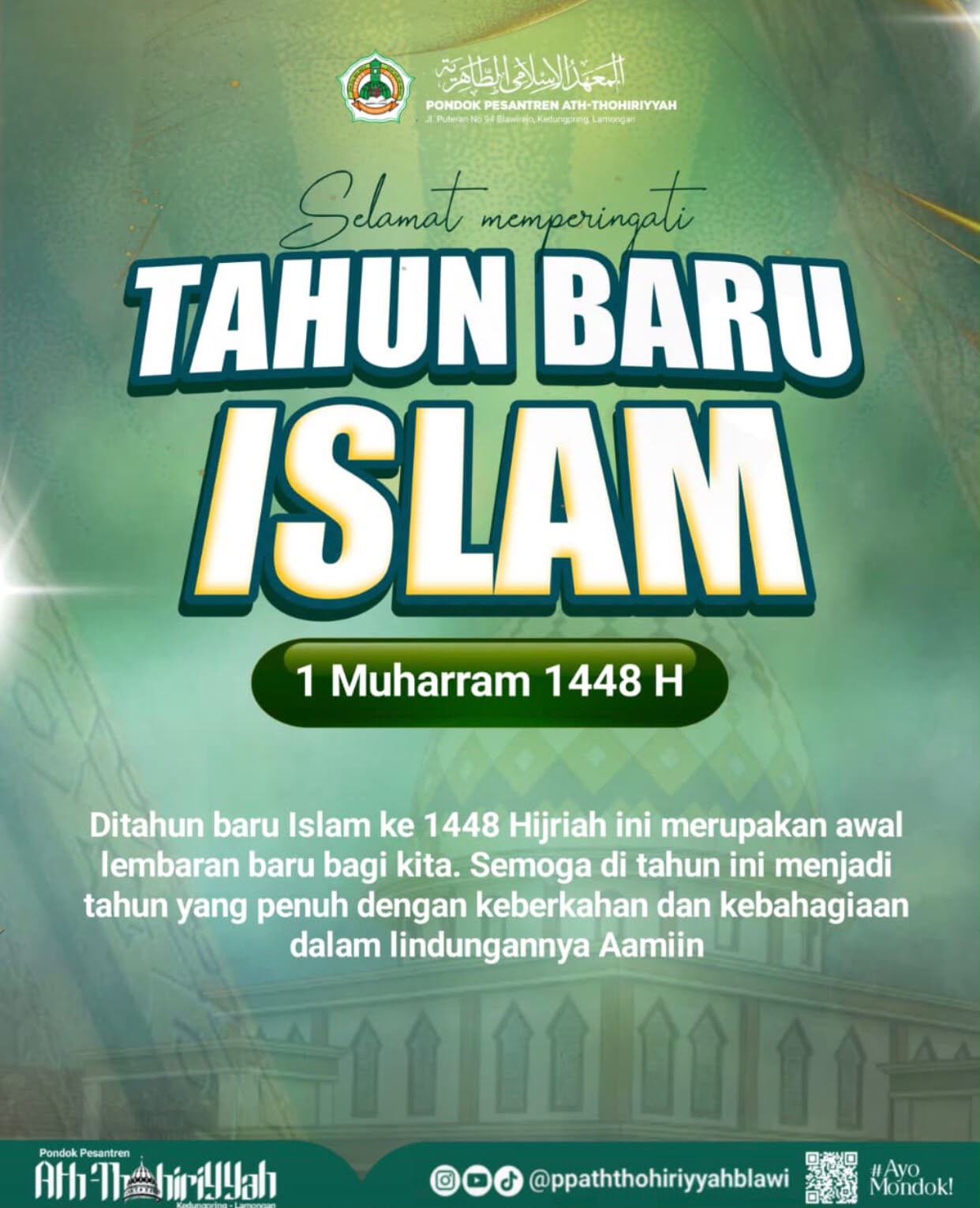 Foto: Selamat Tahun Baru Islam 1 Muharram 1448 H