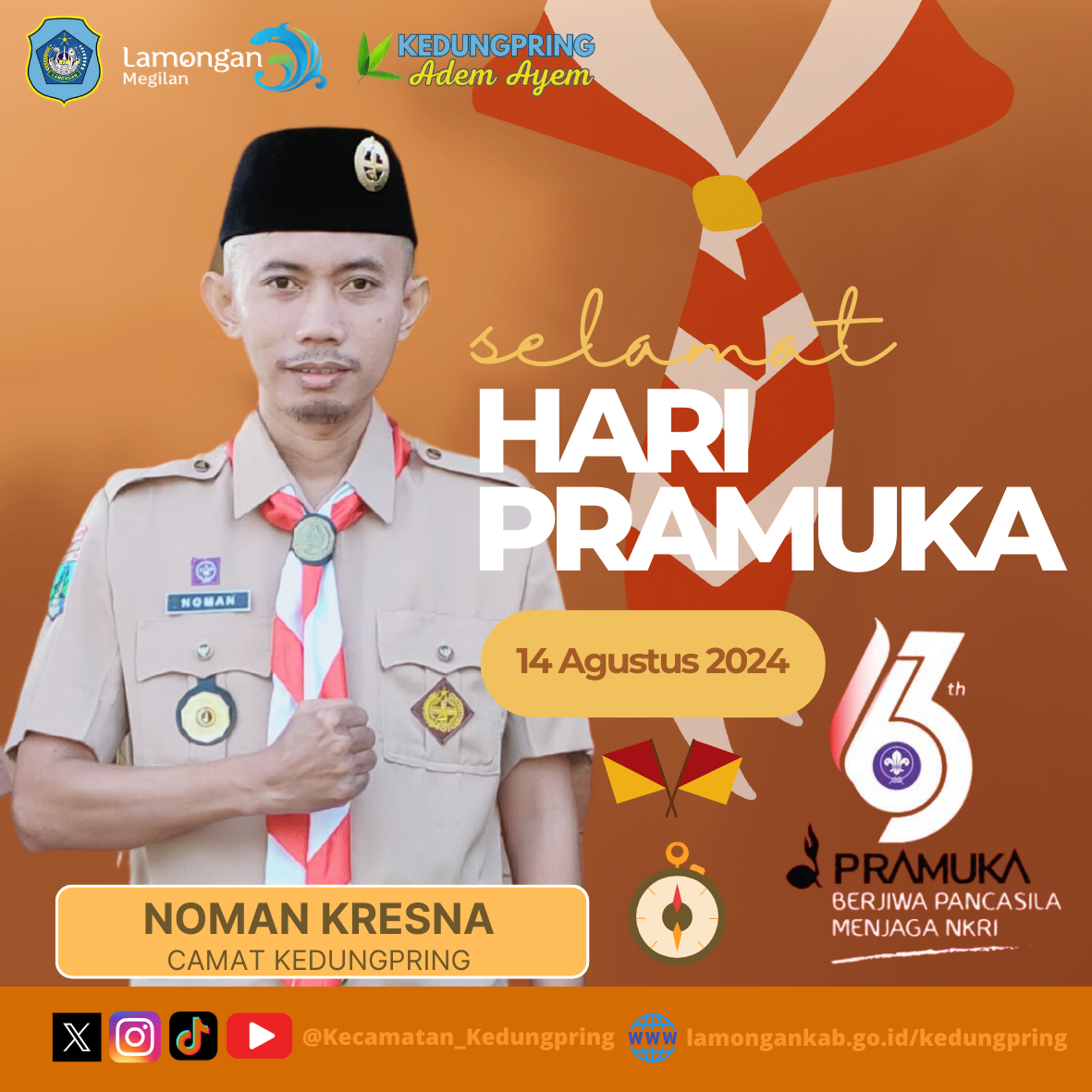 Upacara Peringatan Hari Pramuka ke 63