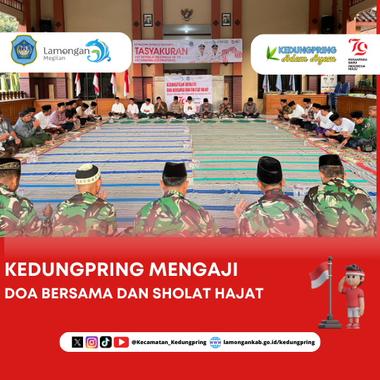 Kedungpring Mengaji, Doa Bersama dan Sholat Hajat