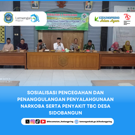 Sosialisasi Pencegahan Dan Penanggulangan Penyalahgunaan Narkoba Serta Penyakit TBC di Desa Sidobangun