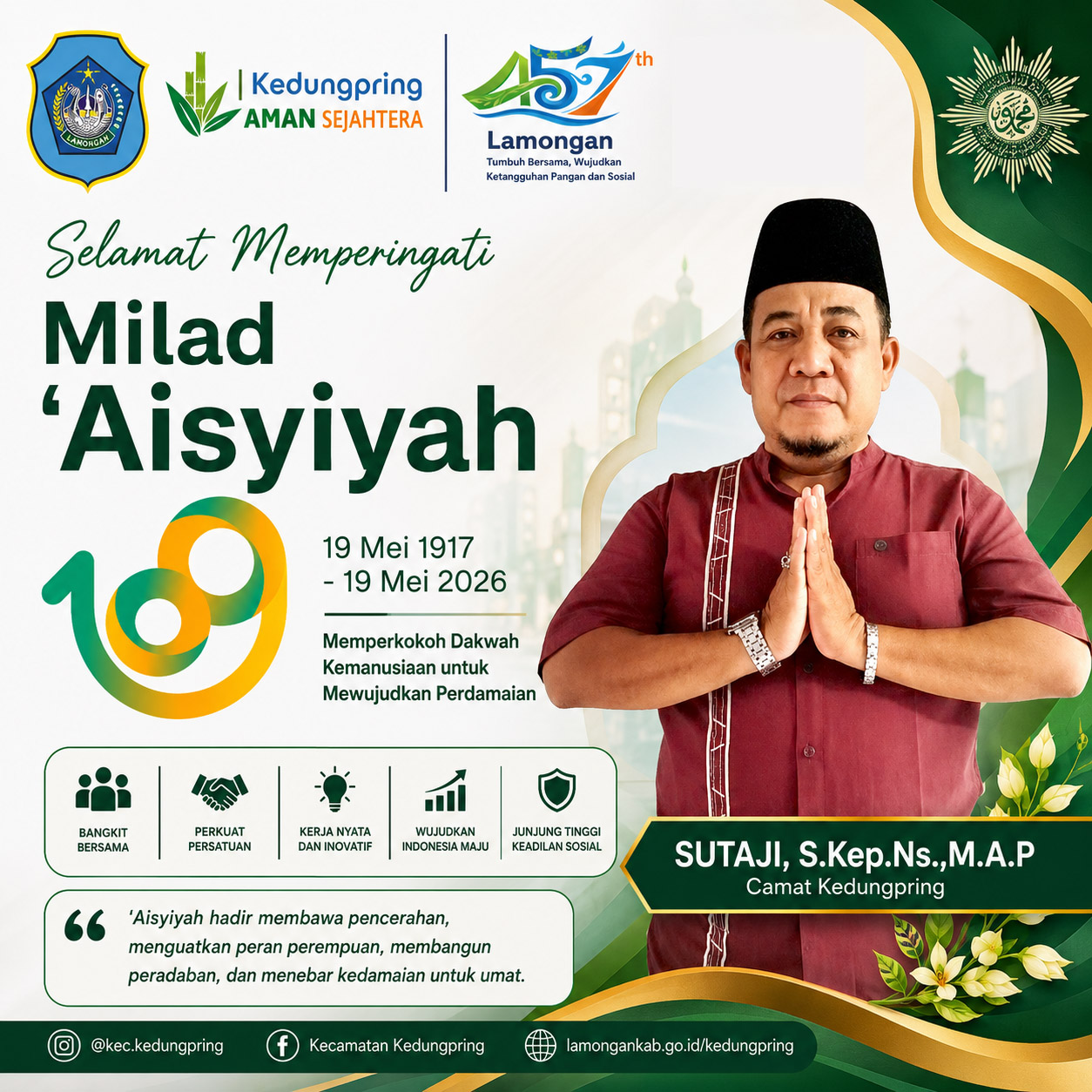 Foto: Milad ‘Aisyiyah Ke-109