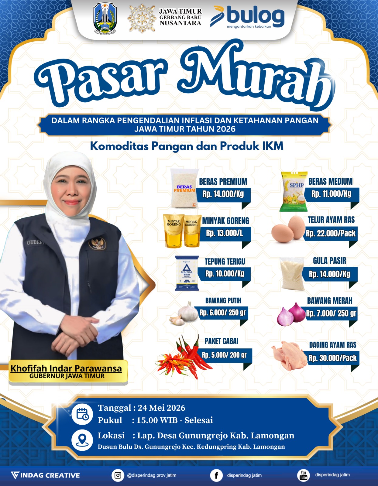 Pasar Murah di Desa Gunungrejo