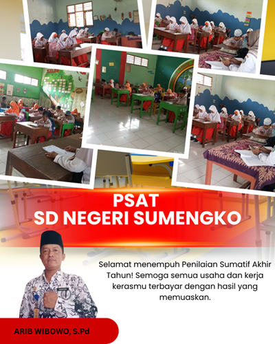 Foto: Selamat Menempuh PSAT SDN Sumengko
