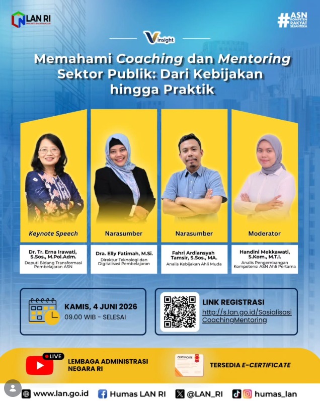 Foto: Memahami Coaching dan Mentoring Sektor Publik dari Kebijakan Hingga Praktik