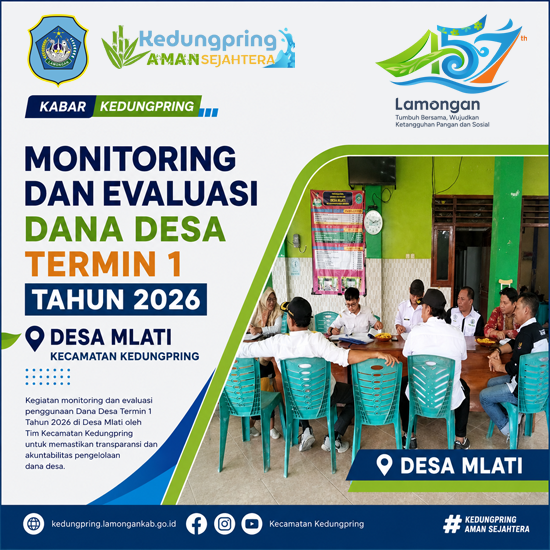 Foto: Monitoring dan Evaluasi Dana Desa Termin I Tahun 2026 di Desa Mlati
