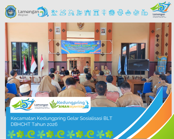 Foto: Kecamatan Kedungpring Gelar Sosialisasi BLT DBHCHT Tahun 2026