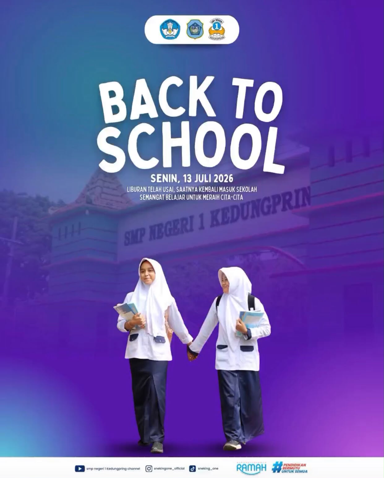 Foto: Back To School SMP N 1 Kedungpring