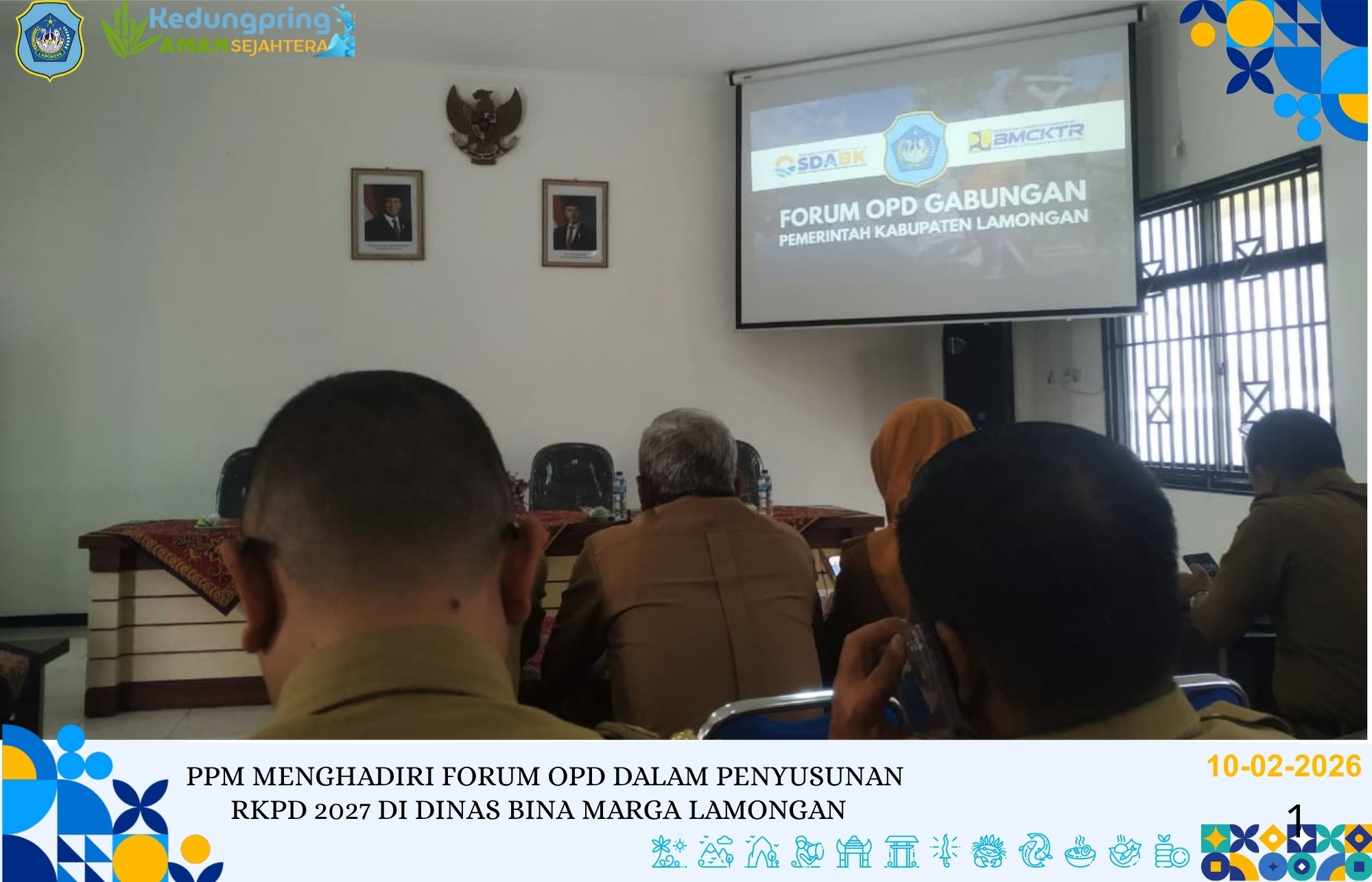 Foto: PPM MENGHADIRI FORUM OPD DALAM PENYUSUNAN RKPD 2027 DI DINAS BINA MARGA LAMONGAN
